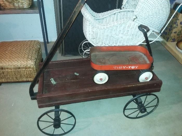 Vintage  Child's Toy Wagons