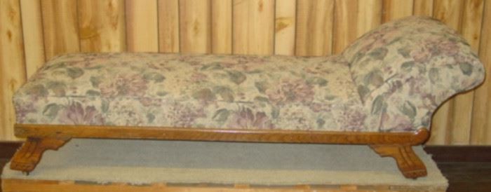 Oak Fainting Couch