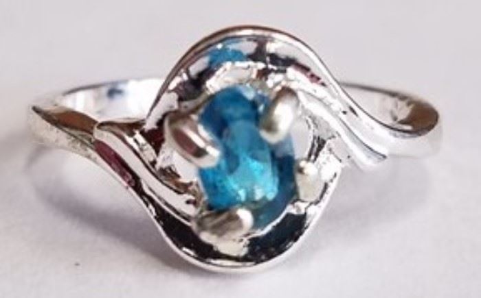 .925 Sterling Silver Rings Size 6