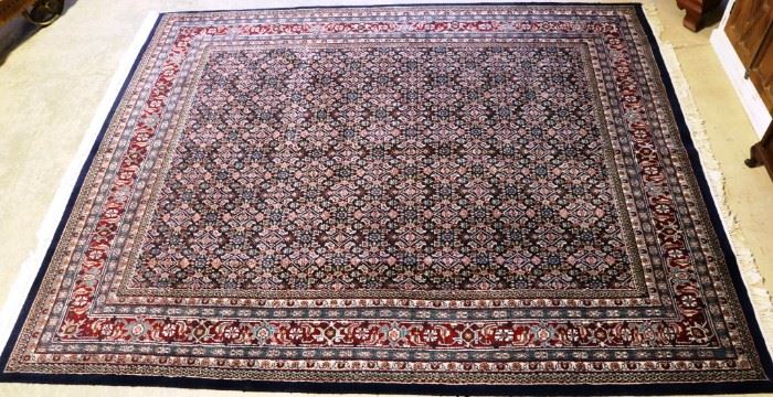 All wool Persian area rug