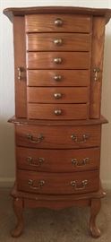 Oak Jewelry Chest