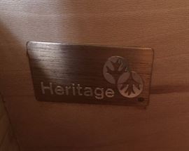 Heritage Solid Wood Dovetailed King Bedroom Suite: King Bed Frame, Dresser, Mirror and Pair of Nightstands