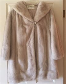 Vintage Blonde Jacobson's Mink Coat