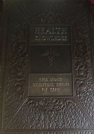 Leatherbound Health Knowledge 1931 2 each