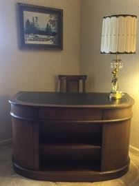Vintage Sligh Curved Desk