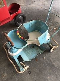 Vintage Taylo Tot Baby Stroller with bumpers, c.1950's