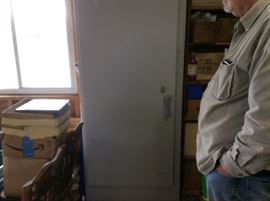 Fantastic locking cabinet. Insulated