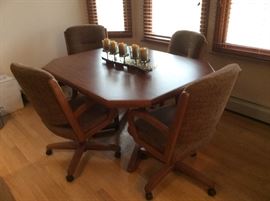Lovely dinette set on castors