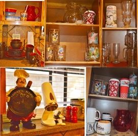 Full kitchen - basic supplies and more.  small kitchen appliances