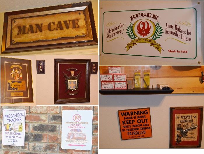 Man cave signs
