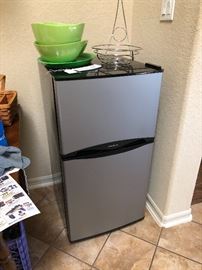 Small fridge and freezer combo