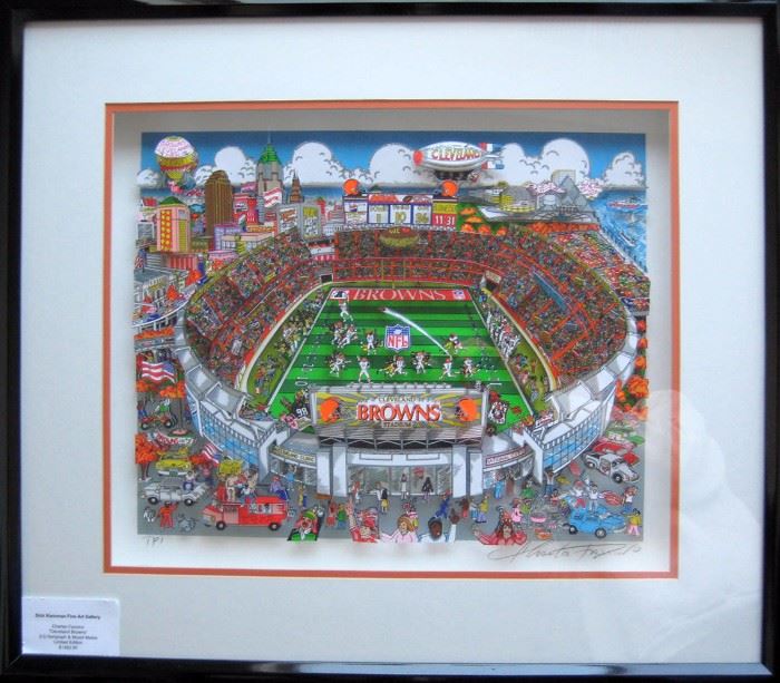 Fazzion, Cleveland Browns, 3D Limited Edition. 