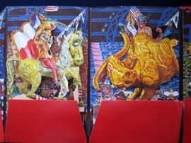 Red Grooms "Ruckus Rodeo" 3D book.
