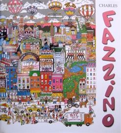 FAZZINO Limited Edition signed art book. 