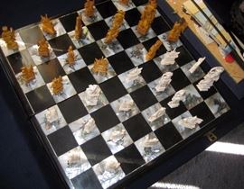 Magnificent Ivory chest set.