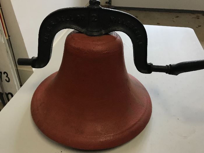 Antique cast iron bell