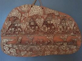 Large Oceanic wood carving