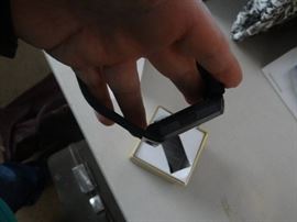 Digital smart watch.