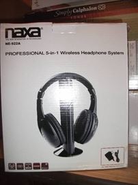 Naxa NE-922A 5 in 1 Wireless Headphone System