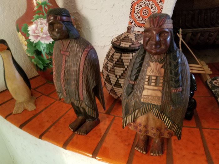 Hand carved dolls