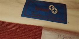 Drexel Traditional Classics Chippendale Style Wing Back Chair and Ottoman - Done in Corduroy