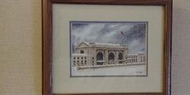 Kansas City Union Station Framed