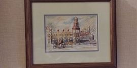 Kansas City Plaza with horse drawn carriage