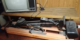 Vintage bench, vintage Nordic Trac