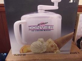 Hand Crank Donvier ice cream maker