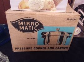 Mirro-matic pressure cooker and canner