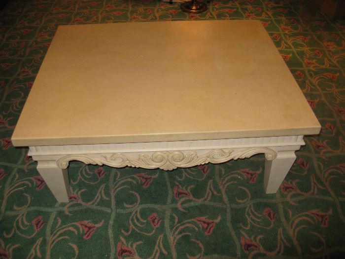 Thomasville Marble Top Coffee or Center Table