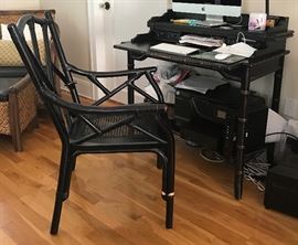 Only the desk and chair are for sale. Nothing on or under the desk are for sale.