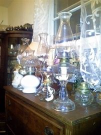Oil Lamps and Electrified Oil Lamps