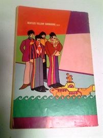 Beatles Yellow Submarine Comic Book Back Cover