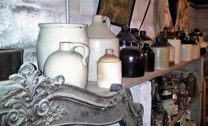 Stoneware Collection of Jugs and Crocks