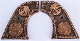 Lot 204 - Firearm Single Action Colt Sterling Grips