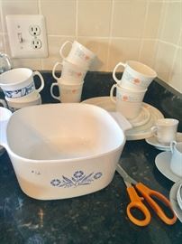 Corelle and Corning ware