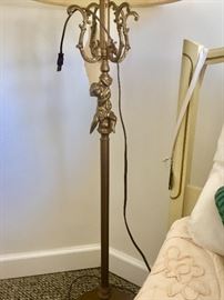 Really beautiful Angel accented vintage floor lamp
