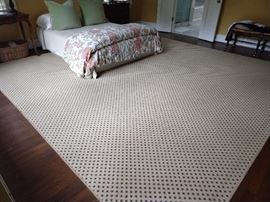 A big ol' wool rug. I don't know what else to say, other than it's available at this sale.