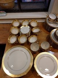 56-piece set of Lenox "Westchester" china, M-139.