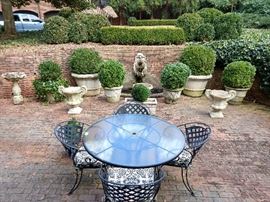 We're now selling all of the concrete yard jewelry. I know it's cold outside, ya lazy bum, but spring is right around the corner, so plan ahead for a change and buy some of this beauty!