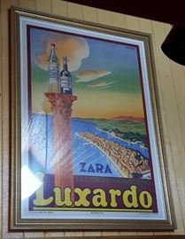 'Zara Luxardo' a Lithographic poster designed by Giuseppe Raverta, 1939 published by A.L.I.S.A. Milano