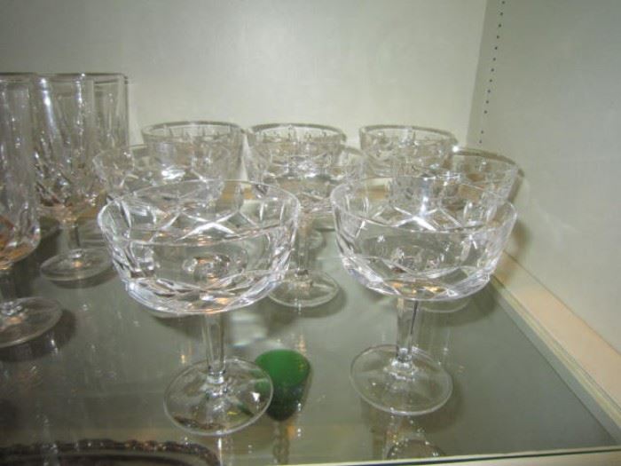 8 Gorham "King Edward" champagne glasses