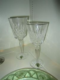 Waterford Lismore red and white wines-these are the only 2 of this pattern available