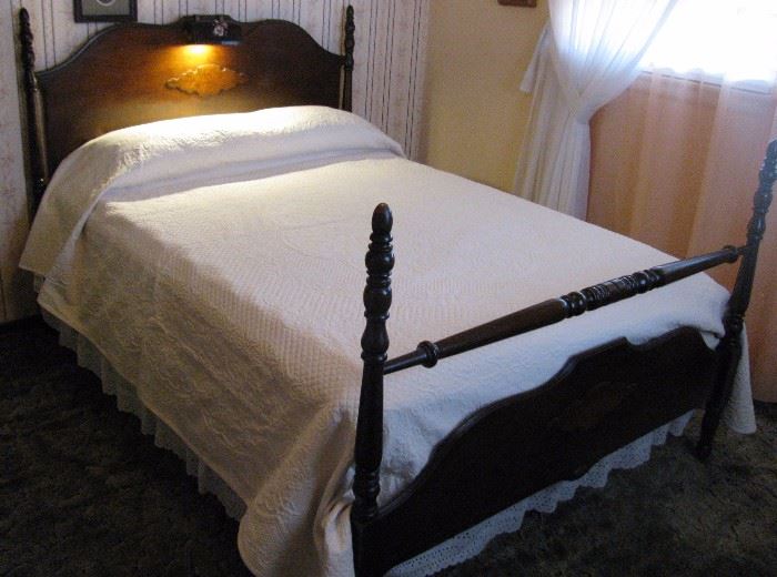 Antique Art Deco Bed