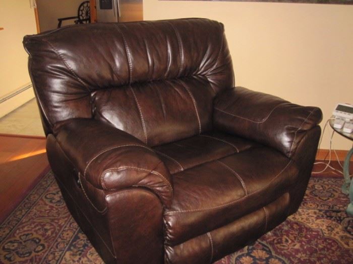Over sized chair and a half recliner $200