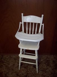 high chair white