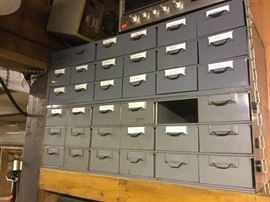 Metal drawers cabinets