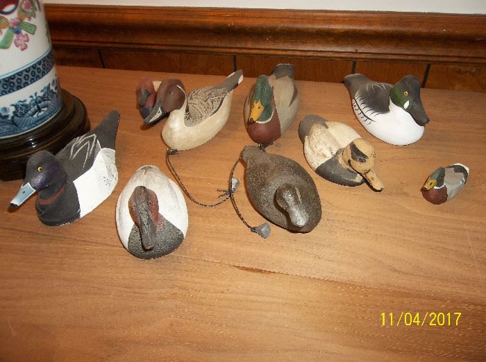 did I say there were duck decoys...