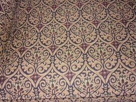 Stylish upholstered wing back chair